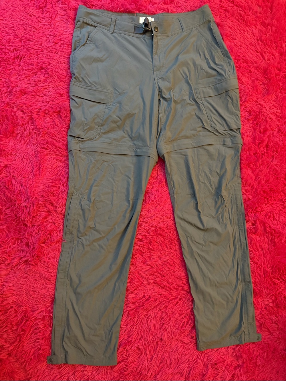 REI Co-op Women’s Size 12 Convertible Hiking Cargo Pants Gray Zip-Off